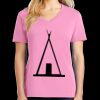 Women's Core Cotton V Neck Tee Thumbnail