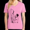 Women's Core Cotton V Neck Tee Thumbnail